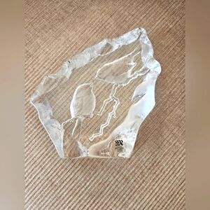 Mats Jonasson lead crystal paperweight